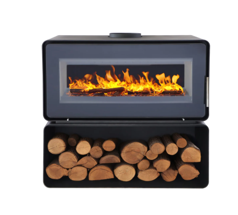 Flamm Cute Freestanding Fireplace - Image 3