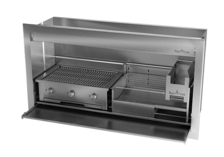 Signi Fires Stainless Steel Built-in Combo Braai - Image 12