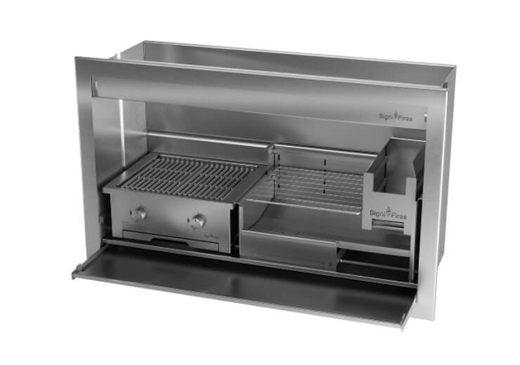 Signi Fires Stainless Steel Built-in Combo Braai - Image 2