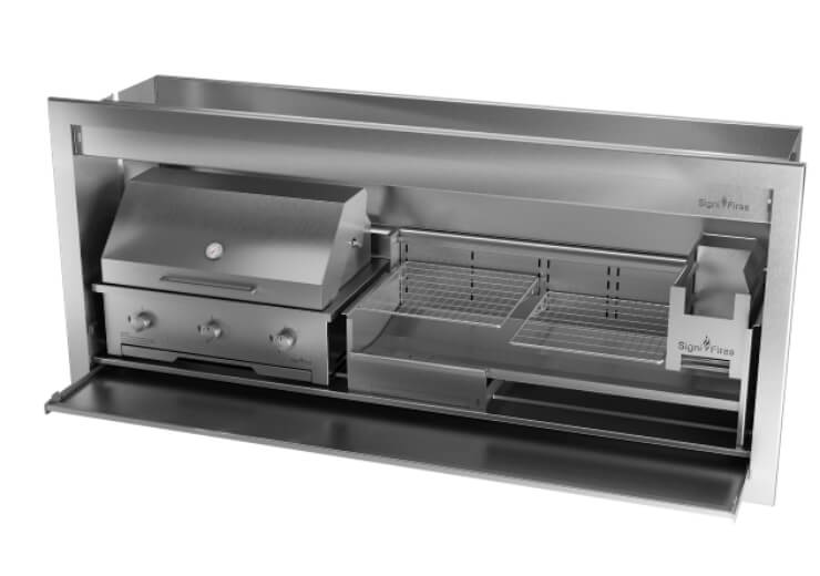 Signi Fires Stainless Steel Built-in Combo Braai - Image 15