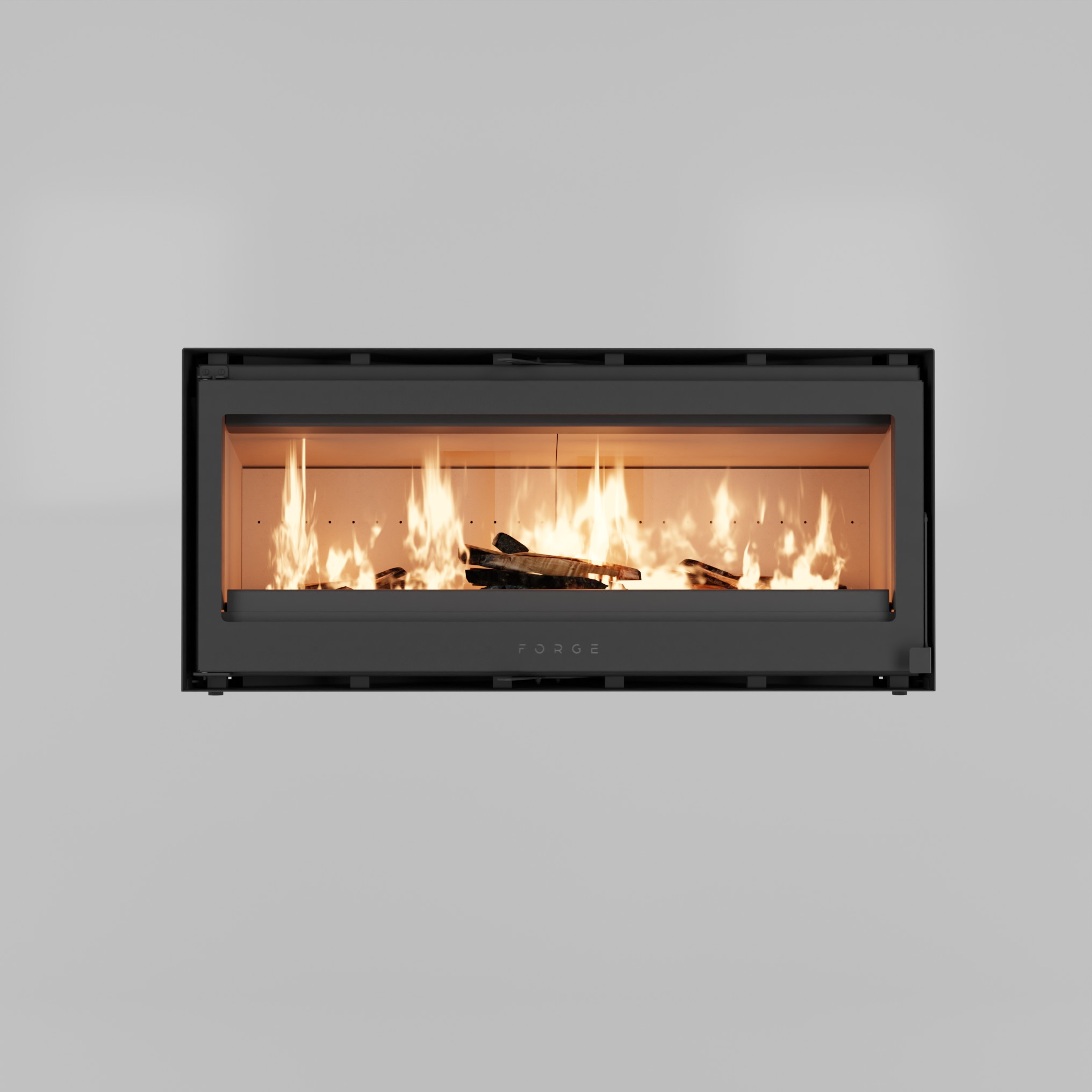 Forge f100 Freestanding Closed Combustion Fireplace - Image 2