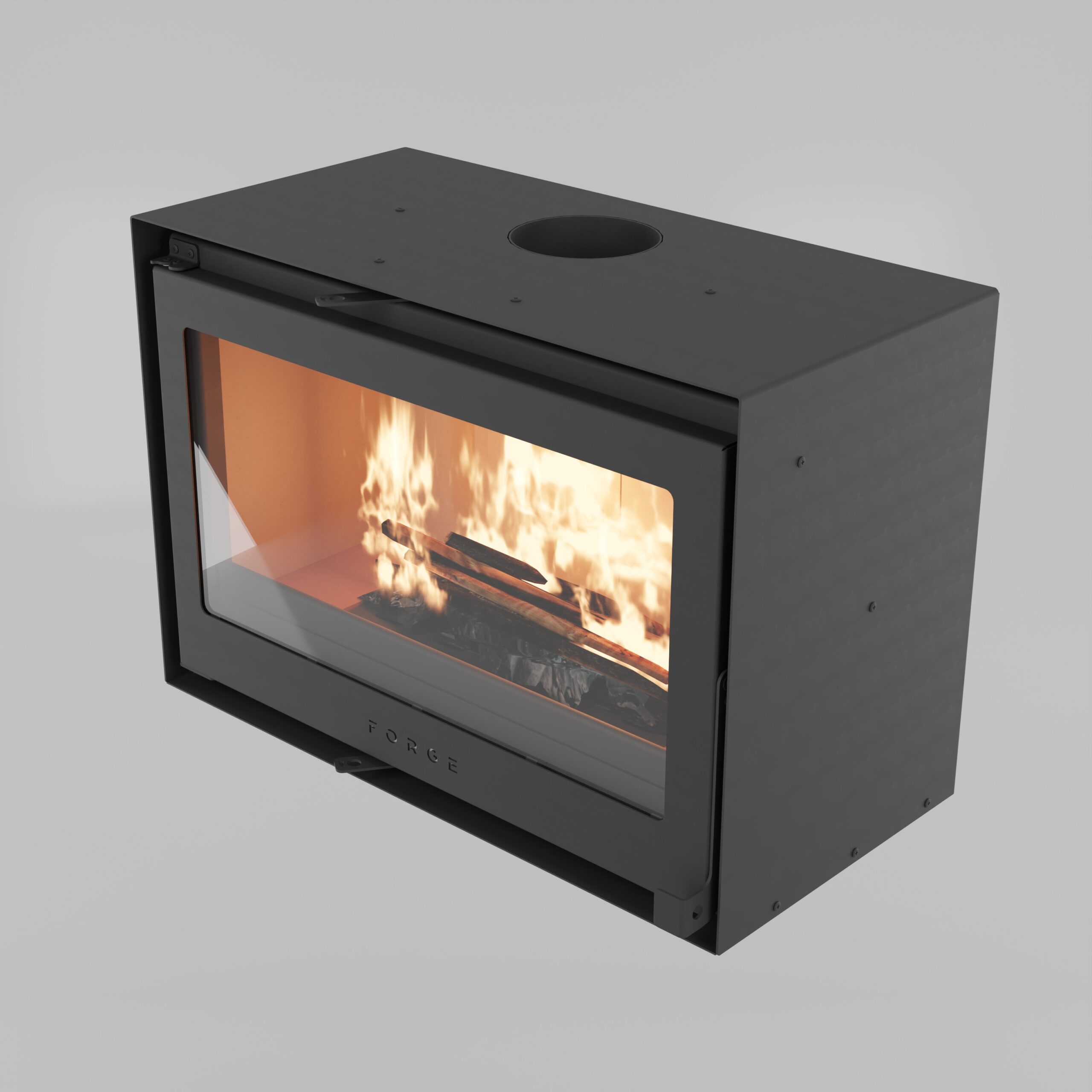 Forge f70 Freestanding Closed Combustion Fireplace - Image 3