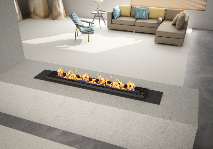 Signi Fires Vent Free Gas Drop In with Pebbles - Image 3