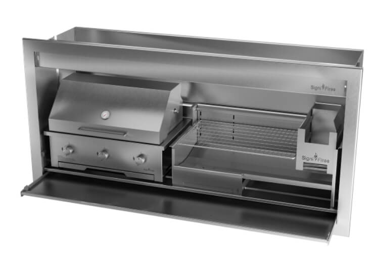 Signi Fires Stainless Steel Built-in Combo Braai - Image 8