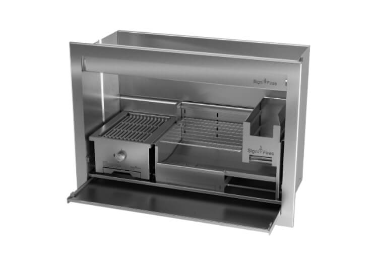 Signi Fires Stainless Steel Built-in Combo Braai - Image 9