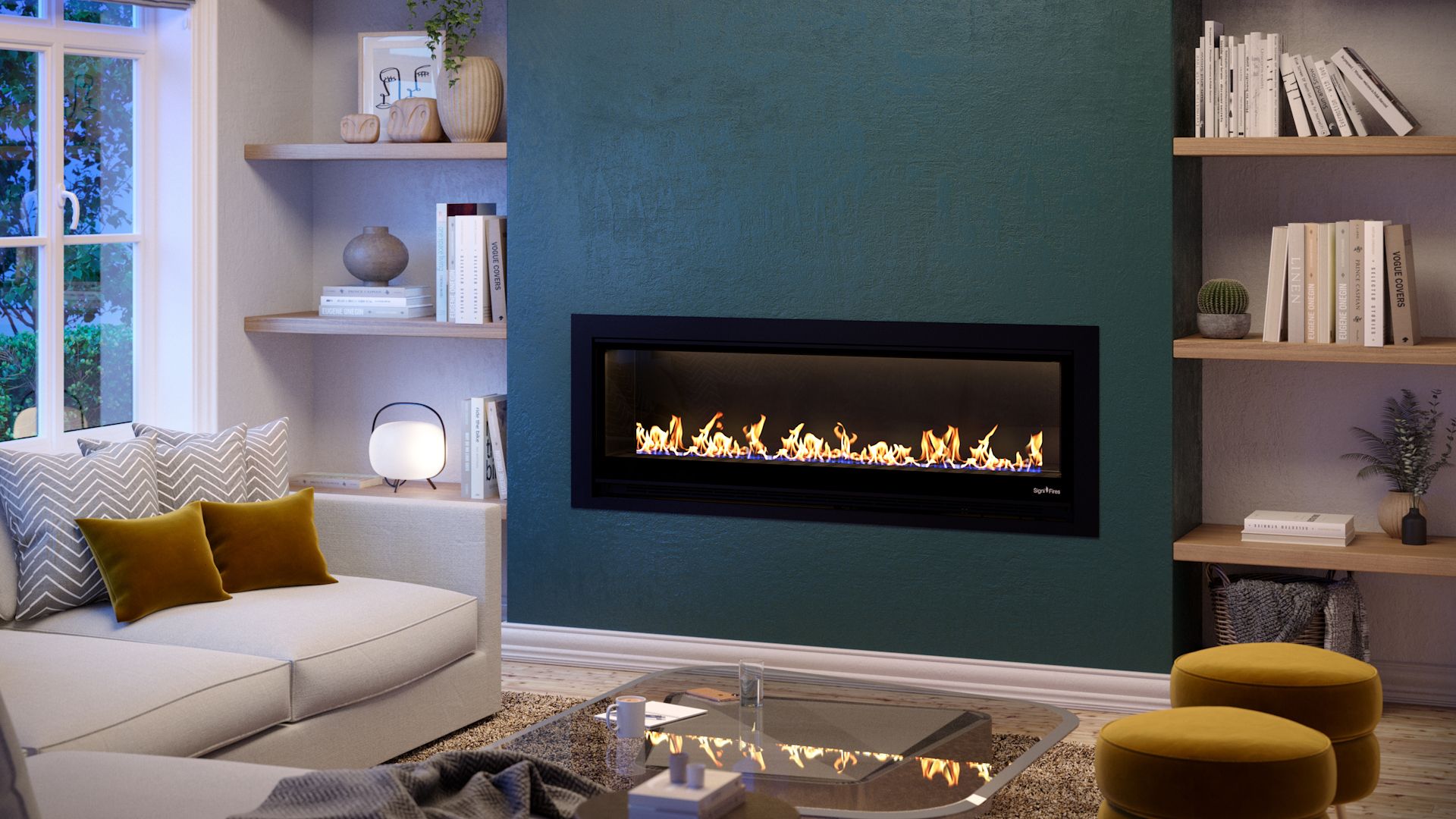 Signi Fires Element 160 Built In Gas Fireplace