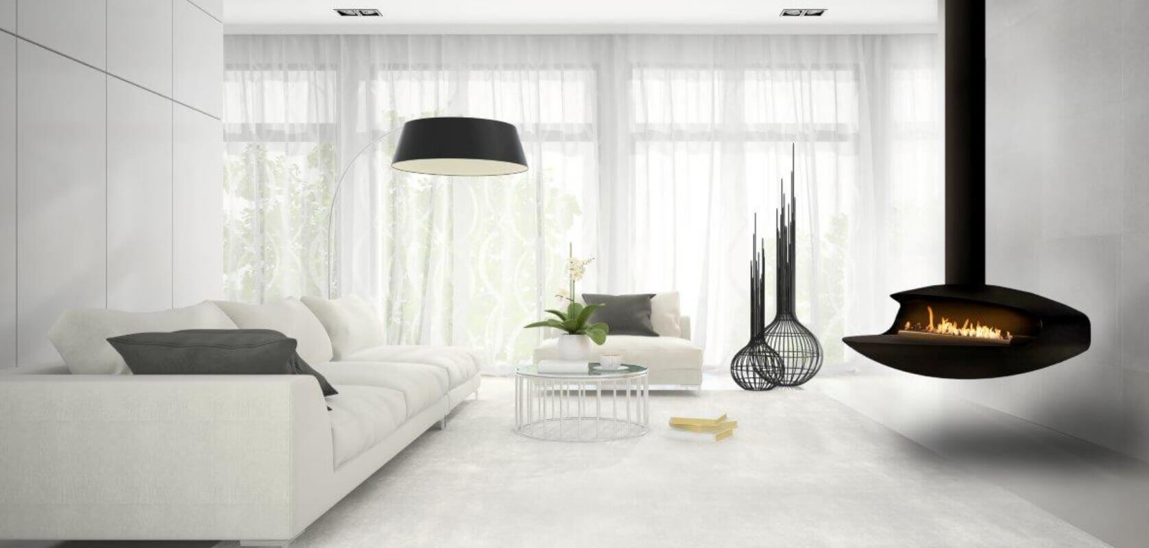 Signi Fires Float Suspended Bioethanol Fireplace - Image 5